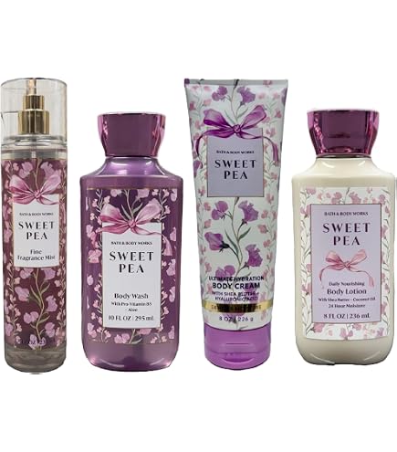 Amazon.com : Bath & Body Works Sweet Pea Trio Gift Set - Body